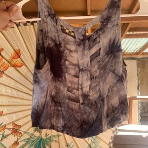 Tie dye crop top
